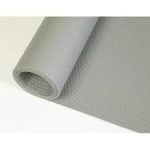 Pretslīdēšanas paklājiņš gaiši pelēks burbuļains F16503PG